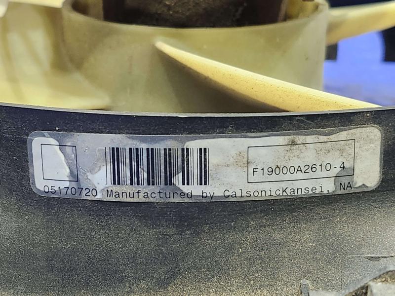 2008 Subaru Legacy Electric Cooling Motor