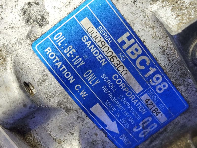 2013 Acura ILX A/C Air Compressor