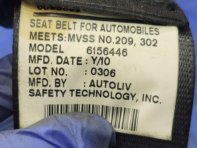 2011 Honda Pilot Rear Seat Belt