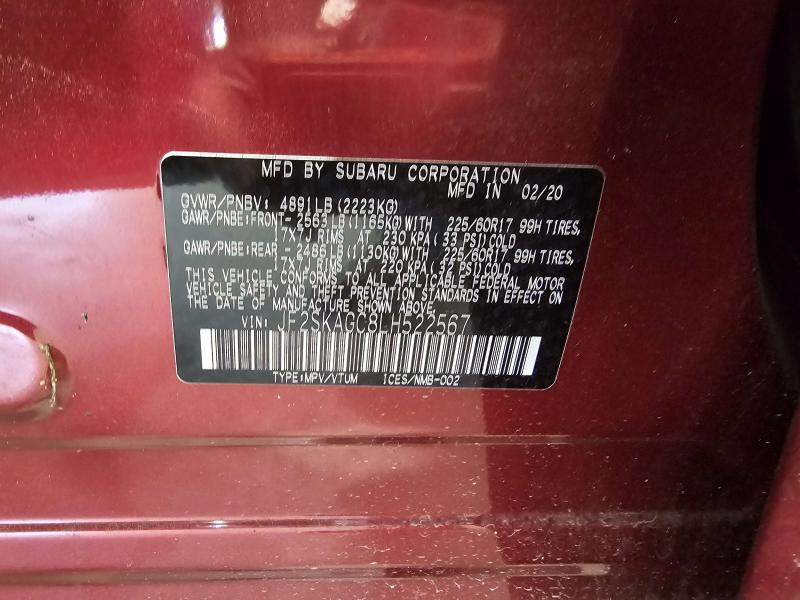 2020 Subaru Forester Wheel