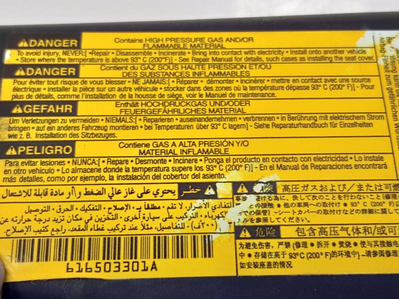 2014 Subaru Legacy Air Bag
