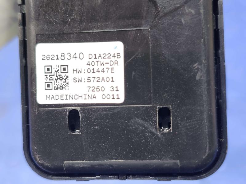 2018-2020 Buick Regal Master Window Switch Assembly Genuine OEM 26218340