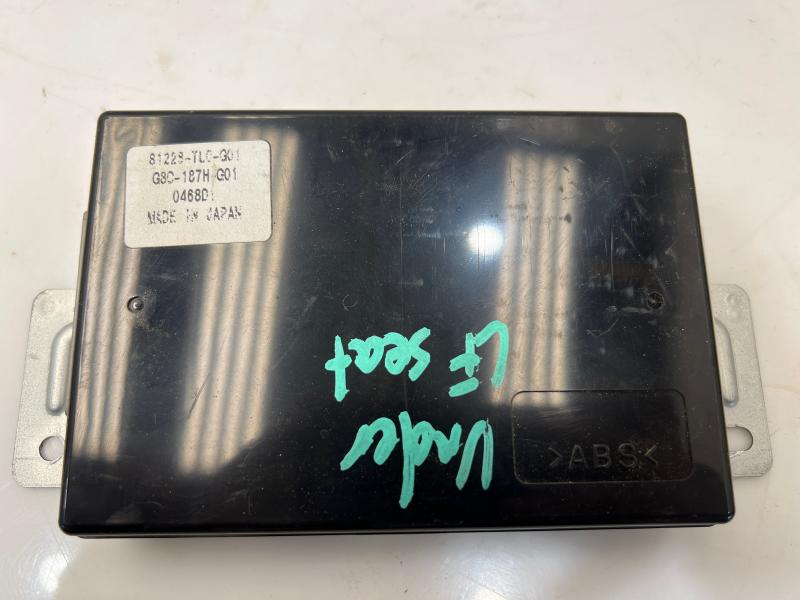 2009 - 2014 Acura TSX Front Seat Control Module LH Driver Side OEM 81228TL0G01