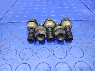 2004-2023 Porsche Alloy Wheel Lug Bolts Lug Nuts 5 Pcs Genuine OEM WHT006978