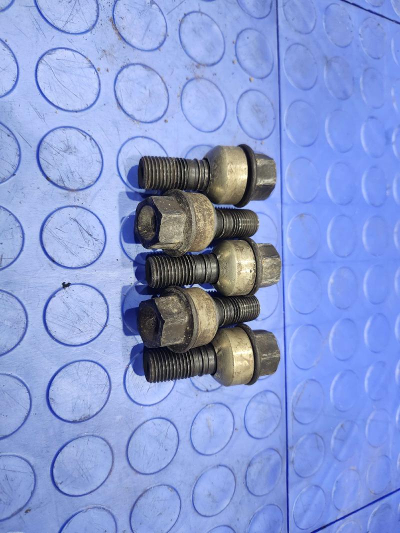 2004-2023 Porsche Alloy Wheel Lug Bolts Lug Nuts 5 Pcs Genuine OEM WHT006978