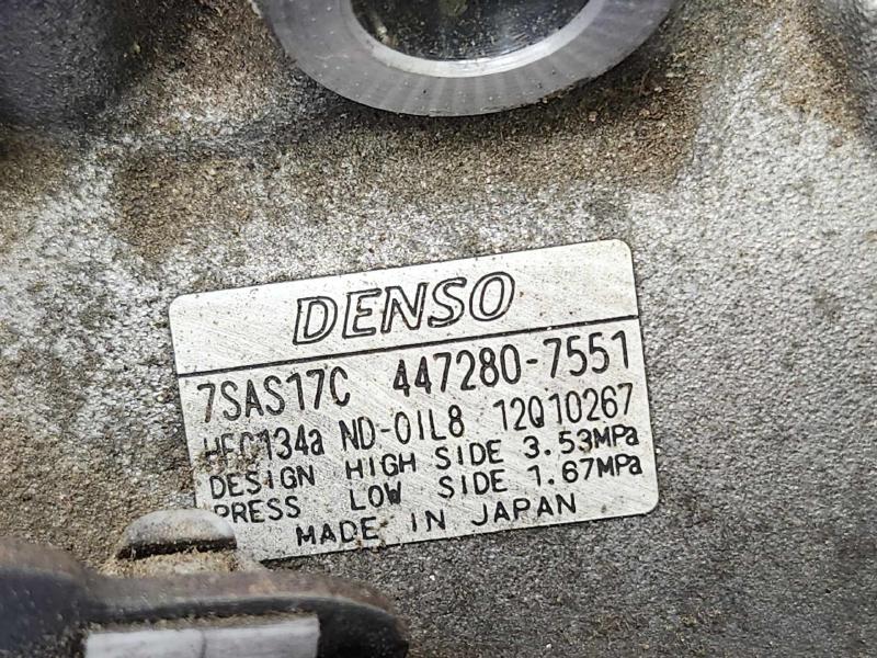 2014 Lexus IS 250 A/C Air Compressor