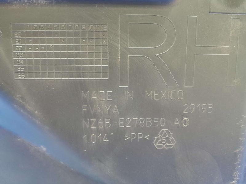 2022 Ford Maverick Inner Fender Liner