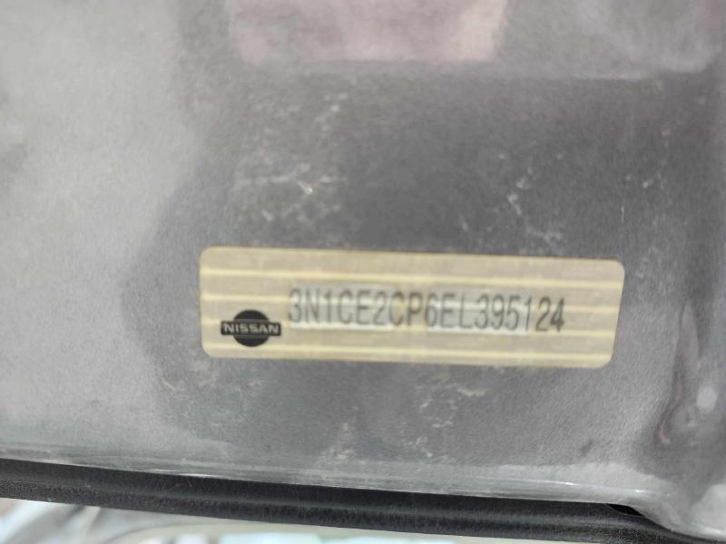 2014 Nissan Versa Note Deck-Lid Hatch Liftgate Gray K36 w/o Camera OEM KMA003WCMA