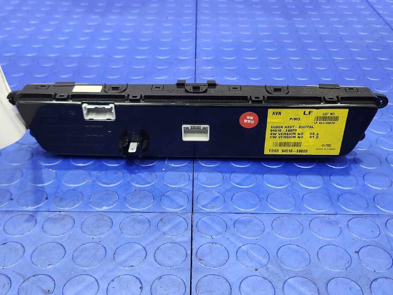 2016-2017 Hyundai Sonata Hybrid Clock Display Control Panel Assembly OEM 94510E6020