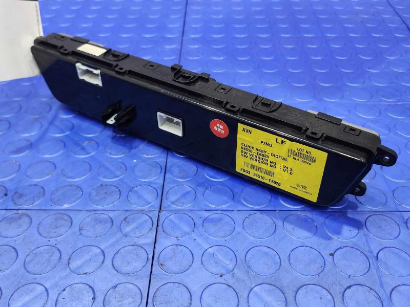 2016-2017 Hyundai Sonata Hybrid Clock Display Control Panel Assembly OEM 94510E6020