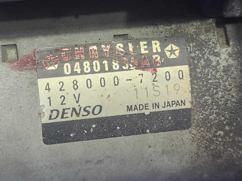 2016 Ram ProMaster Starter Motor