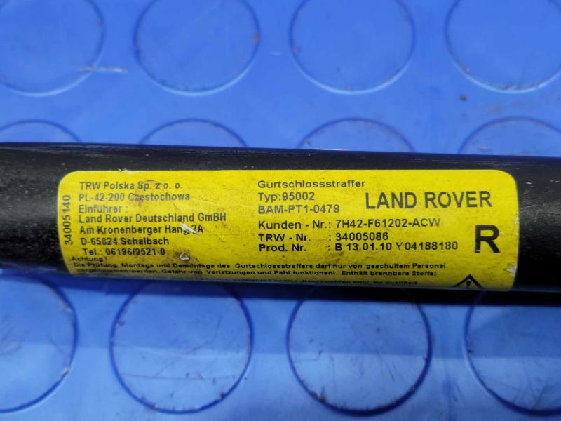 2010 Land Rover Range Rov Front Seat Belt