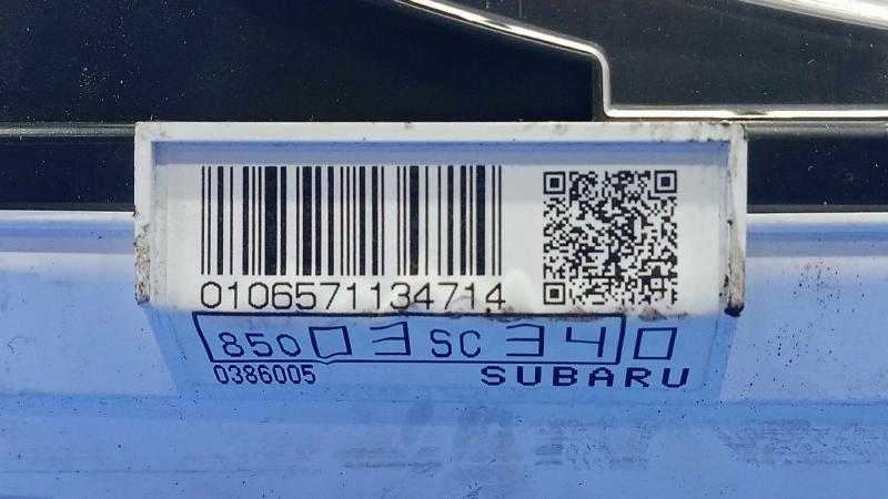 2011 Subaru Forester Instrument Cluster Speedometer Genuine OEM 85003SC340