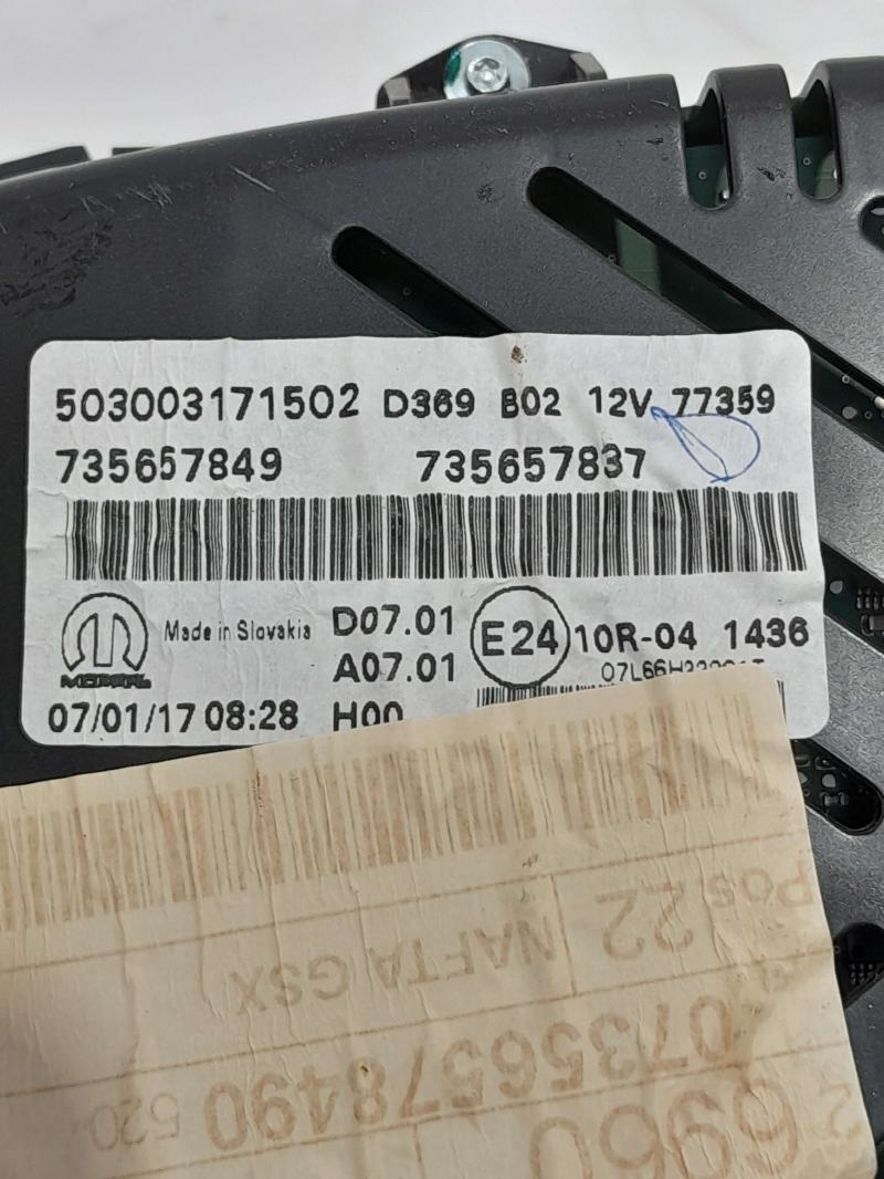 2017 Jeep Renegade Speedometer