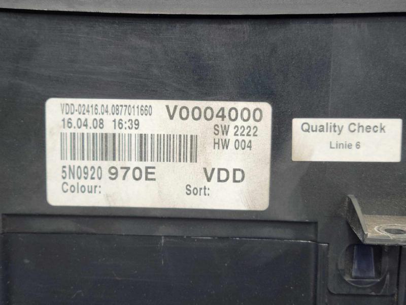 2009 Volkswagen Tiguan Speedometer