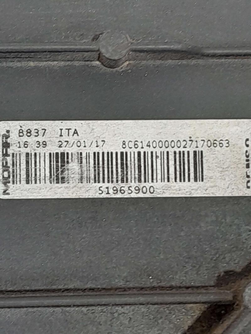 2017 Jeep Renegade Electric Cooling Motor