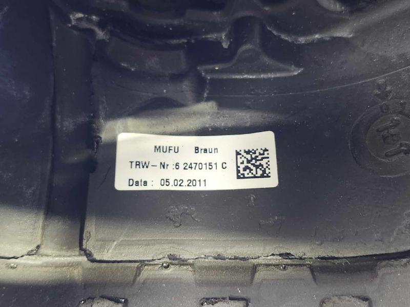 2011-2014 Volkswagen Touareg Steering Wheel Brown Leather NON Heated OEM 7P6419091X0U