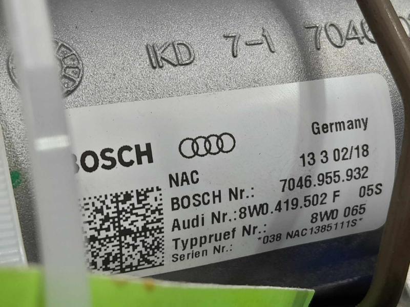2018 Audi A4 Steering Column