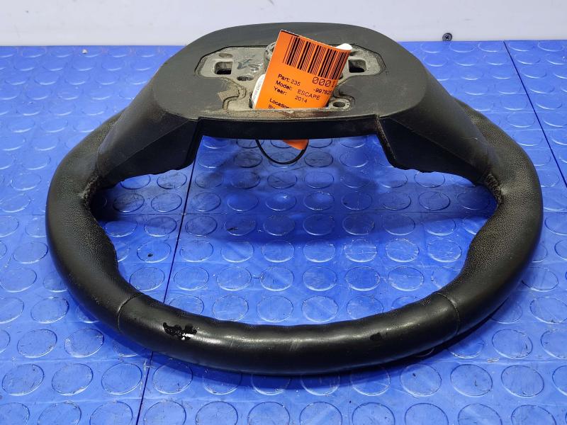 2013-2014 Ford Escape Steering Wheel Black Leather Genuine OEM Part CJ5Z3600FC