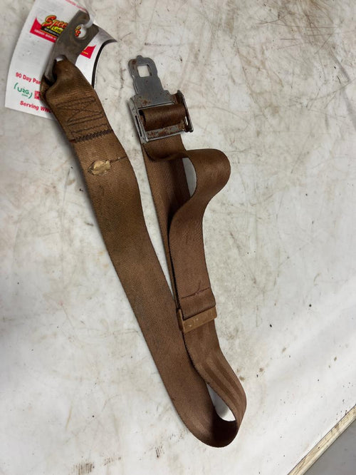 1983 - 1986 Nissan 720 Pickup Center Lap Seat Belt Brown OEM