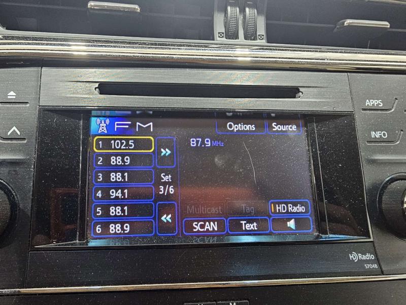 2013 Toyota Avalon Audio & Visual Equip.(Radio)