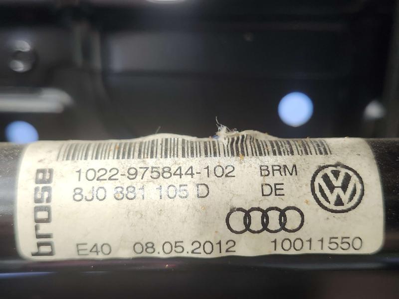 2012 Audi TT Seat Track