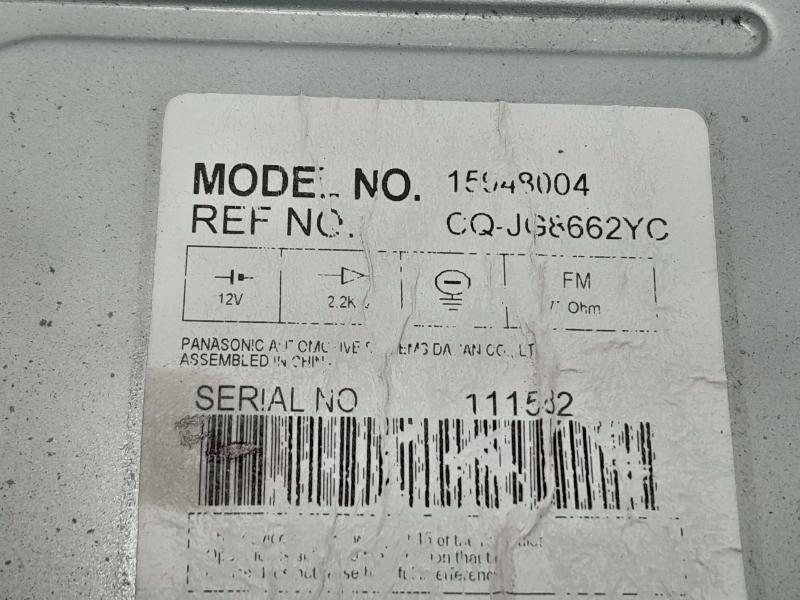 2007-2009 Cadillac DTS Radio Receiver AM FM Single CD MP3 Opt US8  OEM 15948004