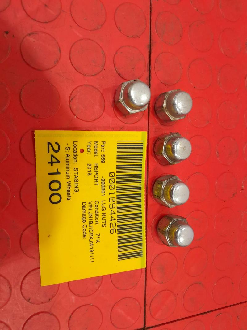 2018 Nissan Rogue Sport Lug Nuts