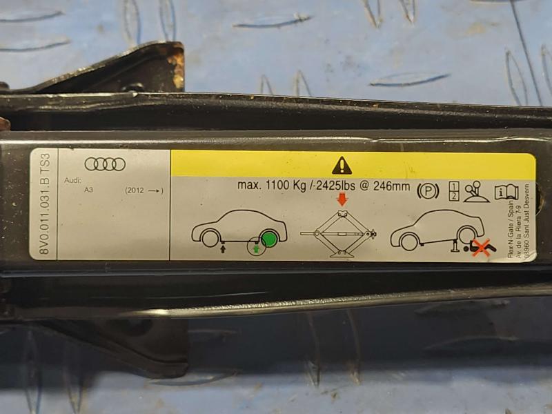 2016 Audi A3 Jack Assembly