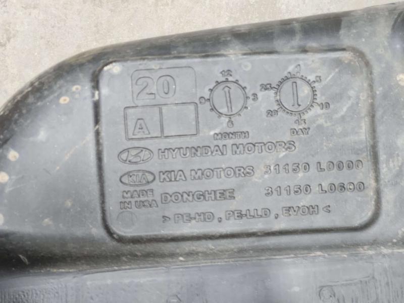 2021 Hyundai Sonata Fuel Tank Assembly