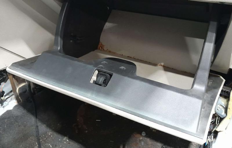 2011-2013 Ford Fiesta Glove Box Compartment Stone Gray OEM AE8Z5406010AG