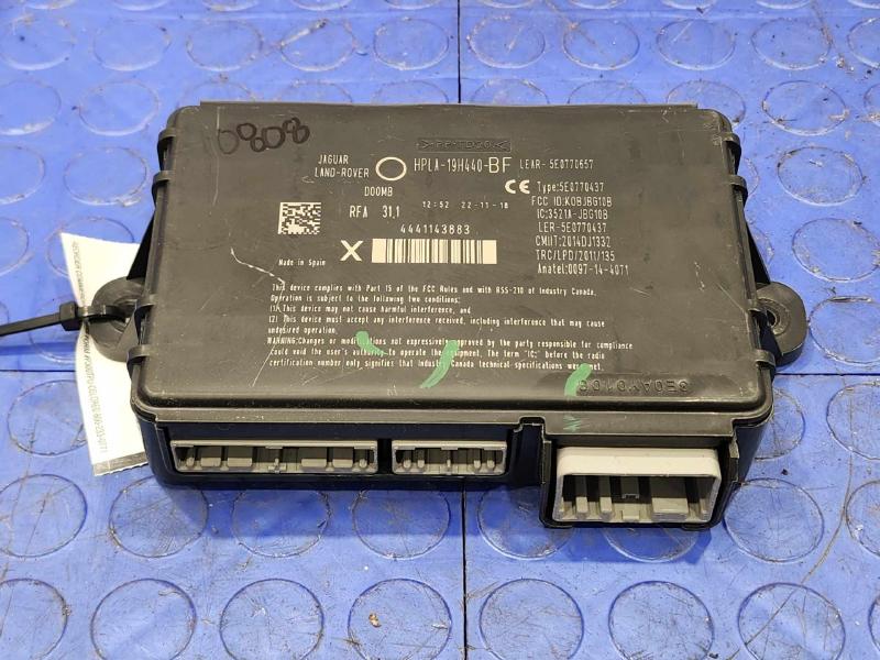 2019-2020 Jaguar F-Pace Keyless Passive Entry Control Module OEM HPLA19H440BF