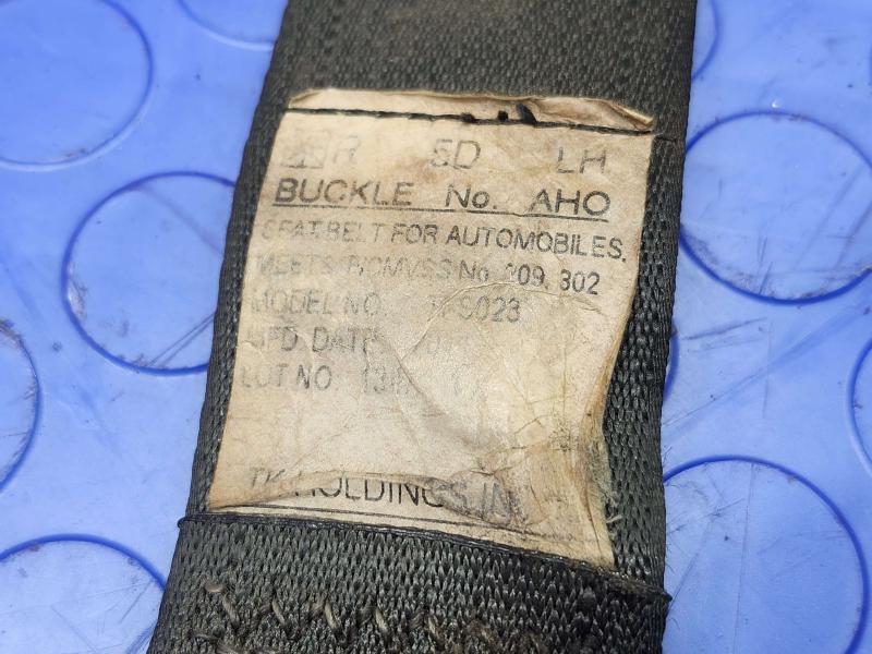 2012 Subaru Legacy Rear Seat Belt