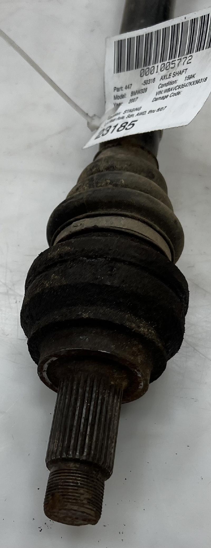2007 BMW 328i Axle Shaft