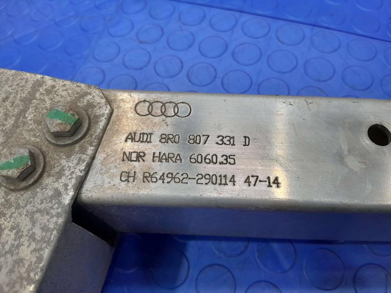 2009-2016 Audi Q5 Rear Bumper Impact Bar Reinforcement Genuine OEM 8R0807313C
