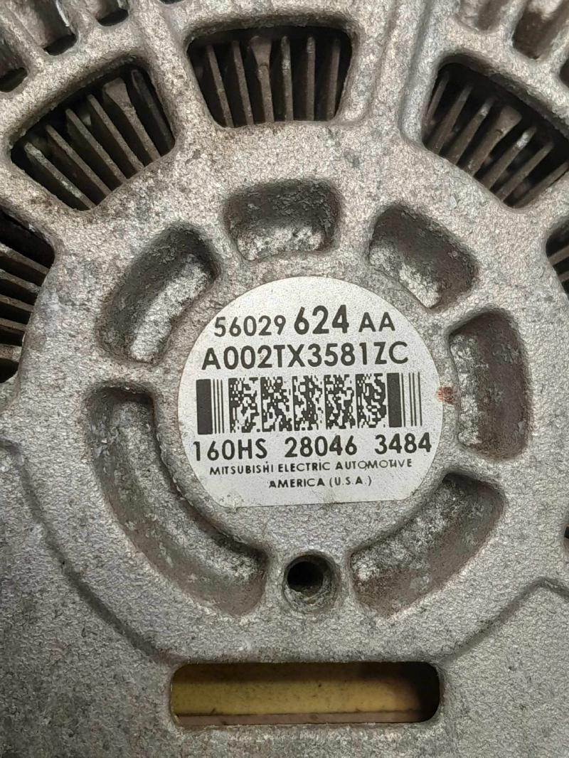 2015 Jeep Cherokee Alternator