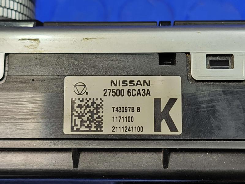 2022 Nissan Altima Heater A/C Control