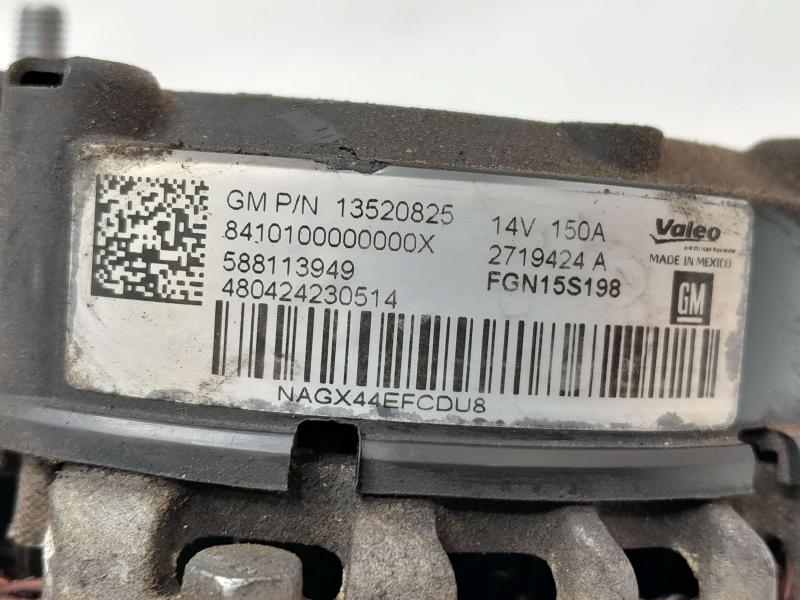 2018 Chevrolet Impala Alternator