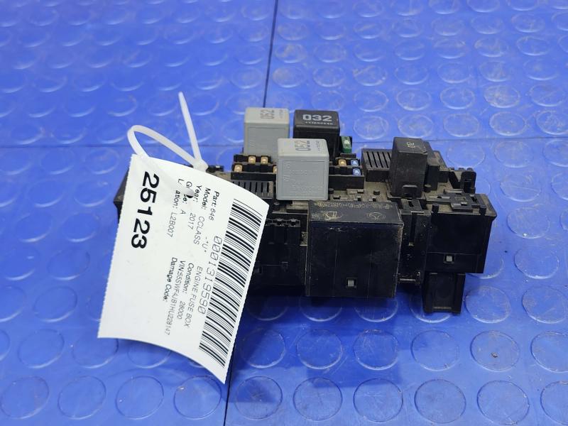 2017 Mercedes C-Class Engine Fuse Box