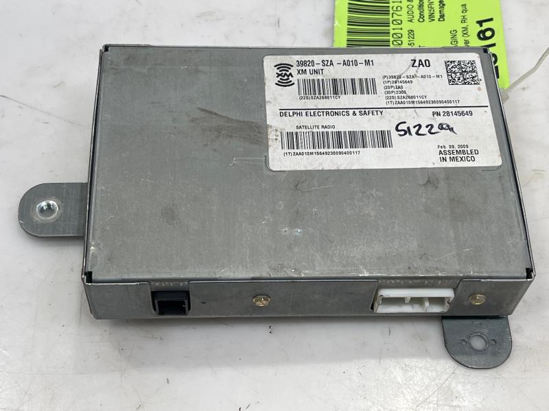 2009 - 2011 Honda Pilot Satellite Radio Receiver OEM 39820SZAA01