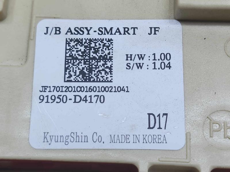 2016-2018 Kia Optima Instrument Panel Junction Block Genuine OEM 91950-D4170