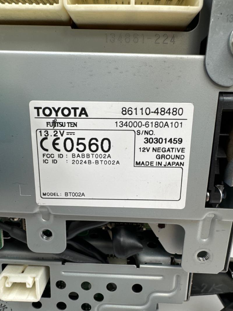2008-2009 Lexus RX400 AWD Navigation Display Screen Assembly OEM 86110-48480