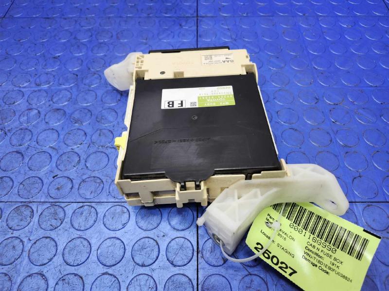 2015 Toyota Avalon Cabin Fuse Box