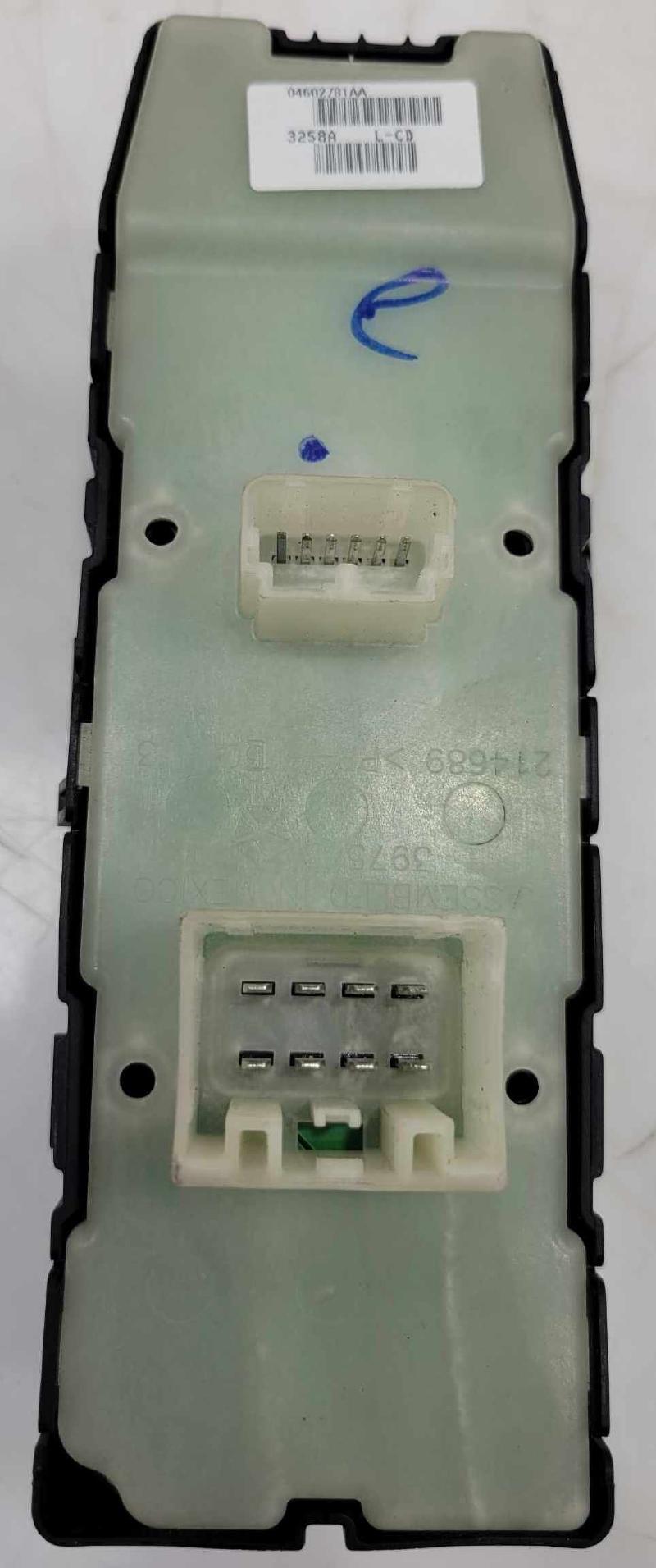 2006 - 2010 Jeep Commander Master Window Switch w/ Auto Fronts OEM 04602781AA
