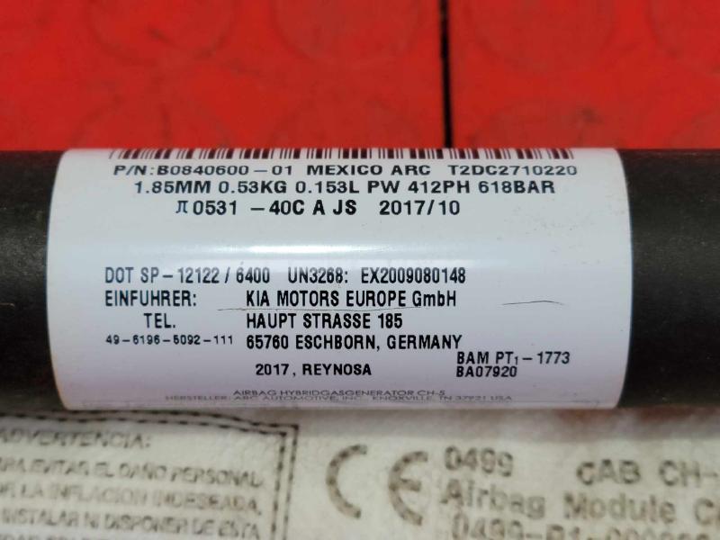 2018 Kia Forte Air Bag