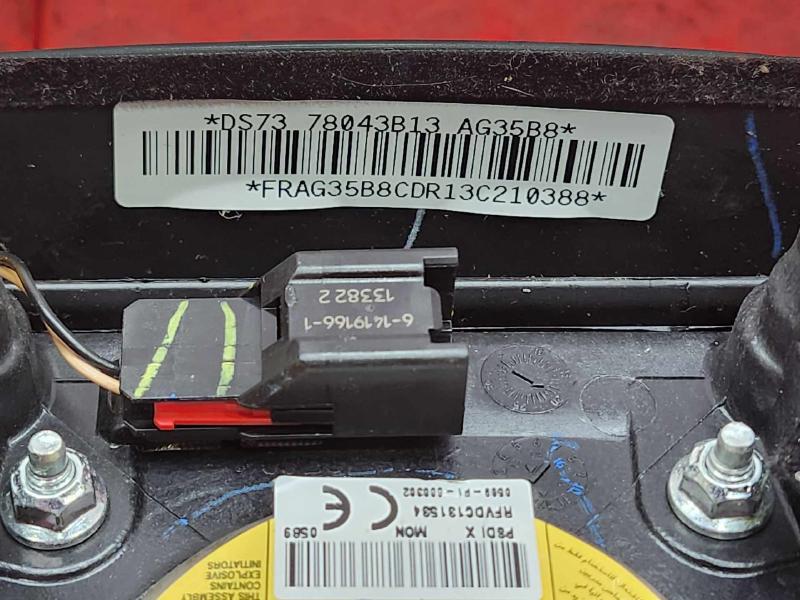 2013-2014 Ford Fusion Driver Steering Wheel Air Bag Black OEM DS7Z78043B13AB