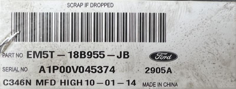 2014 Ford Focus 4.2" Display Screen Assembly with Sync Option OEM EM5T18B955JB