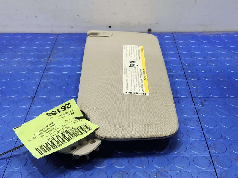 2012 GMC Yukon Sun Visor