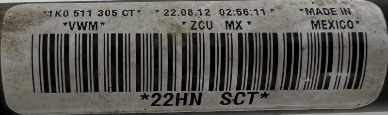 2012 - 2018 Volkswagen Passat Rear Stabilizer Bar Swaybar OEM 1K0511409BL