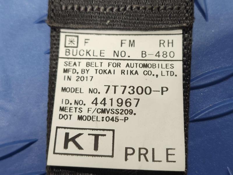 2018 Subaru Forester Front Seat Belt